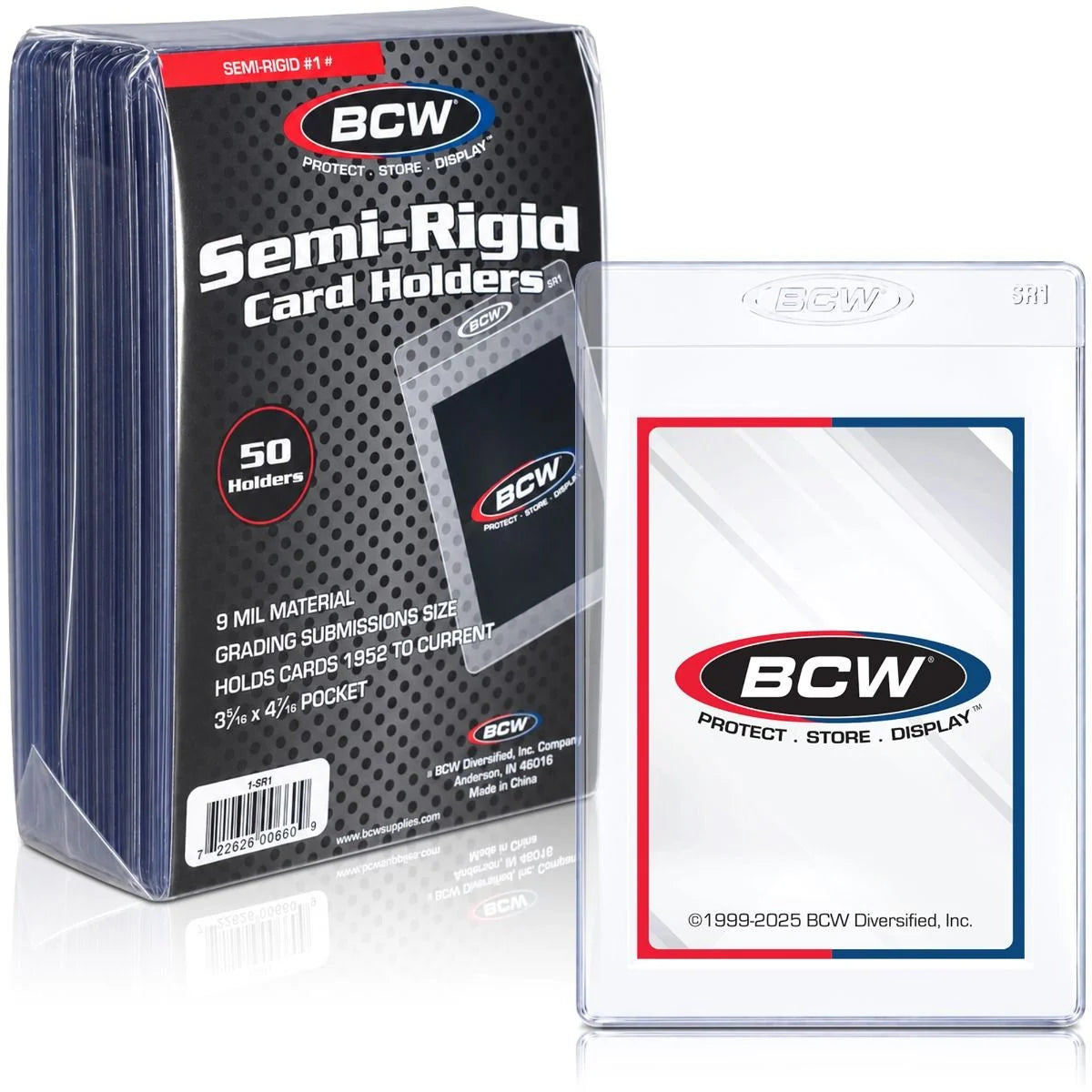 Paquete combinado de 100 fundas para cartas y toploaders