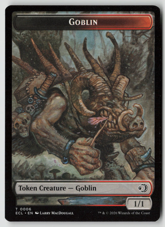 Faerie // Goblin Double-Sided Token T ECL 5 // 6 NM (Back)