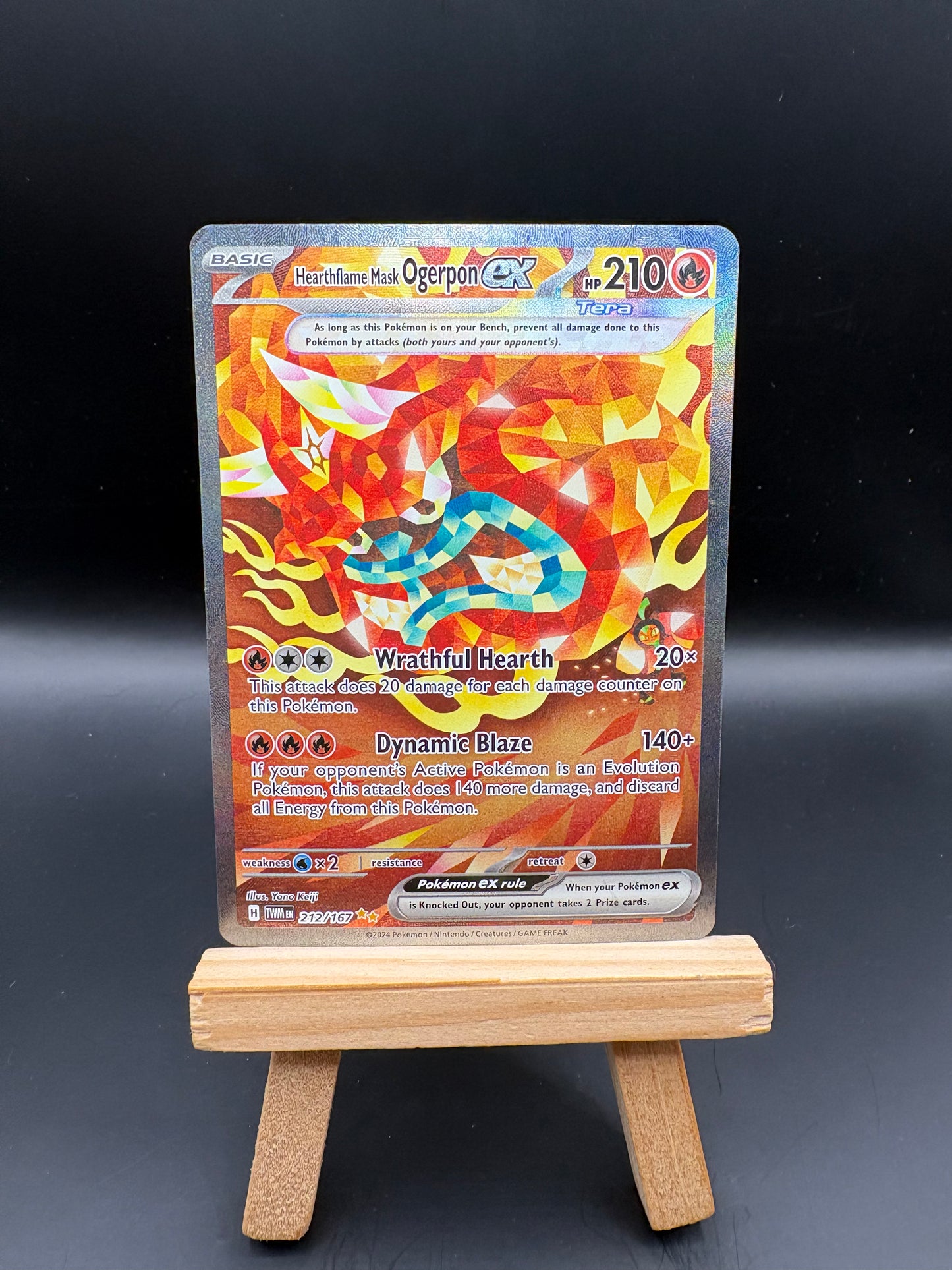 Hearthflame Mask Ogerpon EX - TWM #212/167