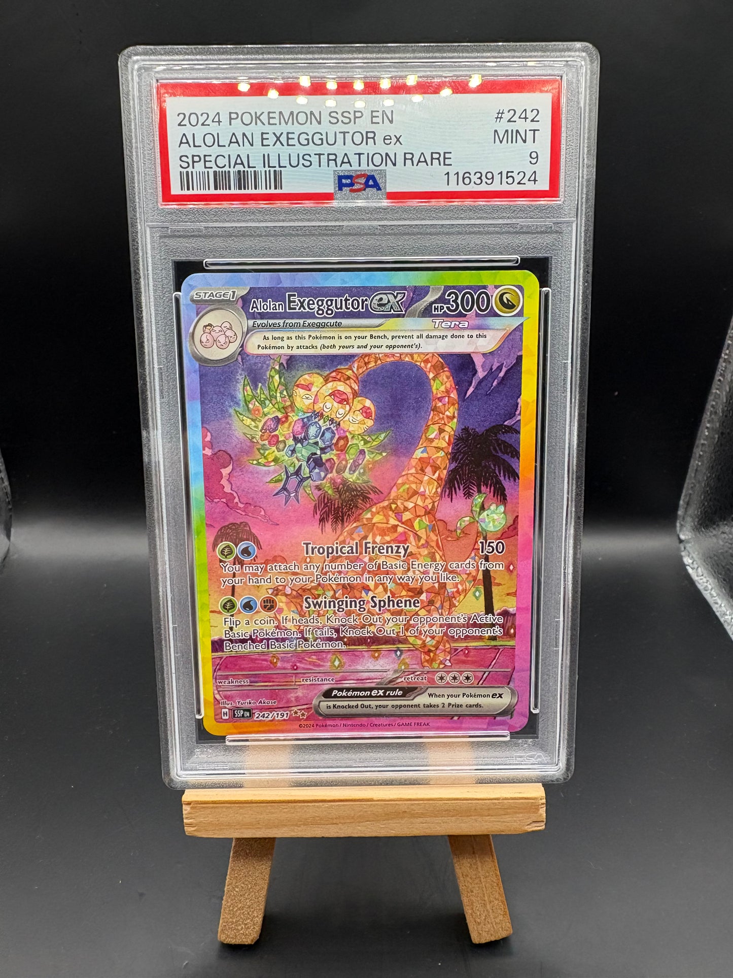 Alolan Exeggutor EX - Surging Sparks #242/191 - PSA 9