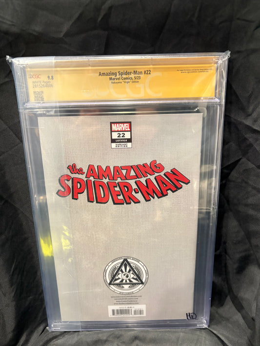 Amazing Spider-Man #22 SIGNED David Nakayama - Marvel Comics 5/23 Legacy #916 - CGC 9.8