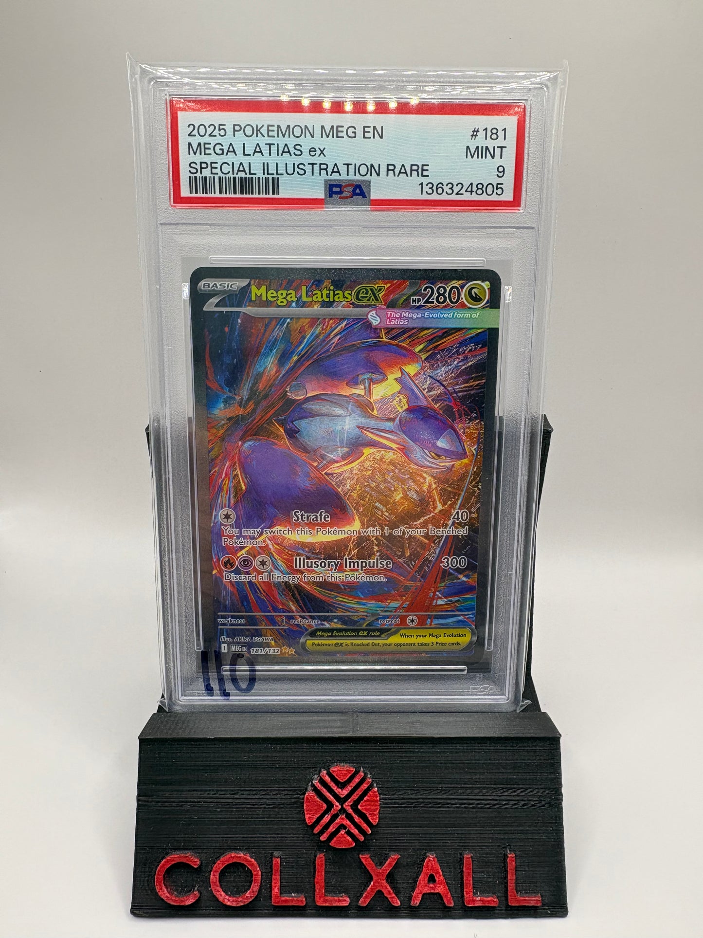 Mega Latias EX - Mega Evolution #181/132 - PSA 9