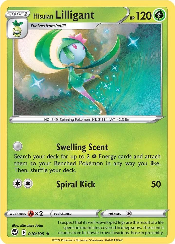Hisuian Lilligant Rare SWSH12 010/195 NM