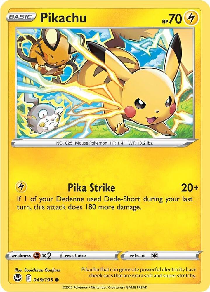 Pikachu Common SWSH12 049/195 NM