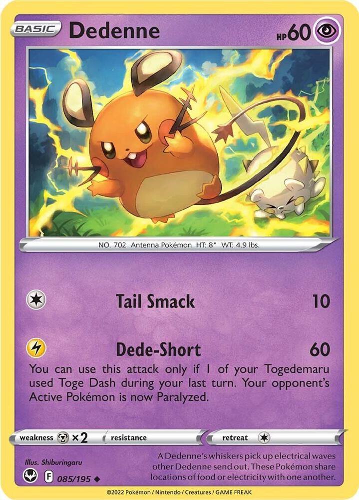 Dedenne Uncommon SWSH12 085/195 NM