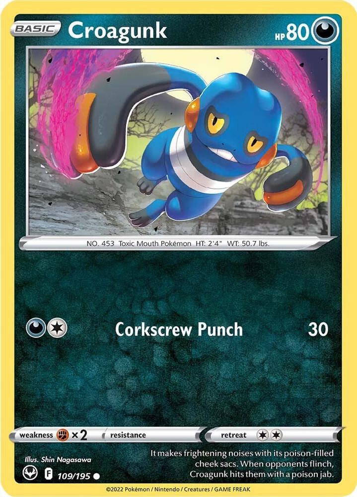 Croagunk Common SWSH12 109/195 NM