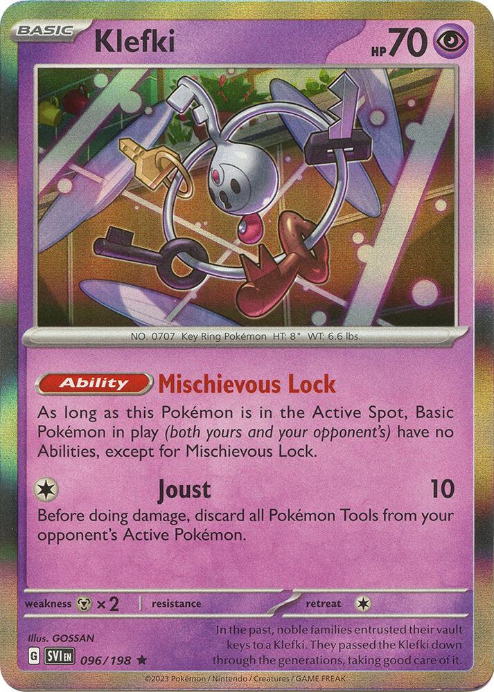 Klefki Rare Holo SVI 096/198 NM