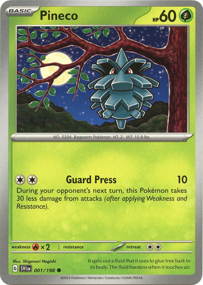 Pineco Common Regular SVI 001/198 NM