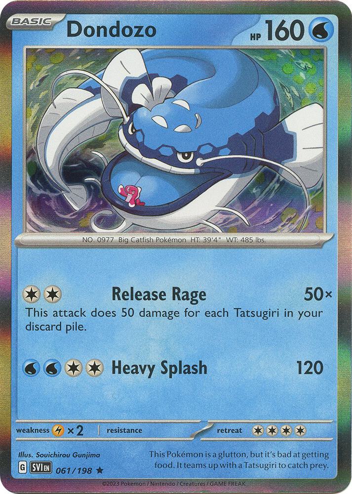 Dondozo Rare Holo SVI 061/198 NM
