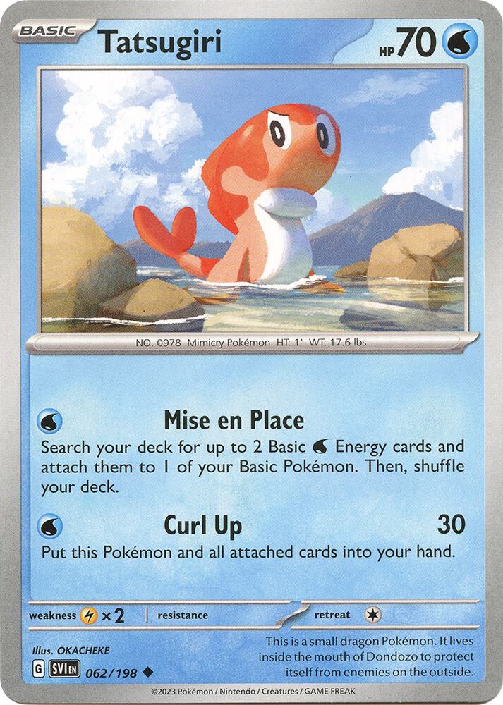 Tatsugiri Uncommon Regular SVI 062/198 NM