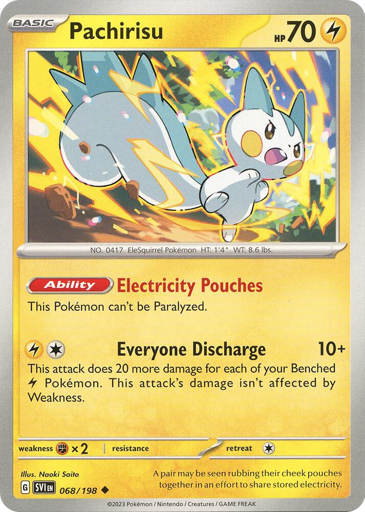 Pachirisu Uncommon Regular SVI 068/198 NM