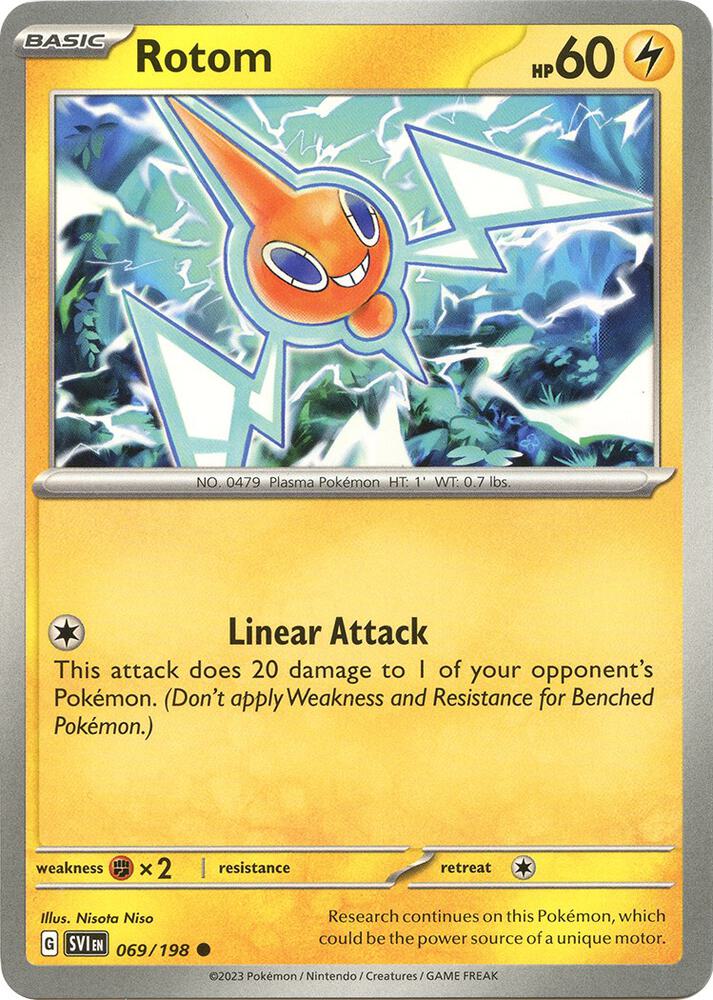 Rotom Common Regular SVI 069/198 NM