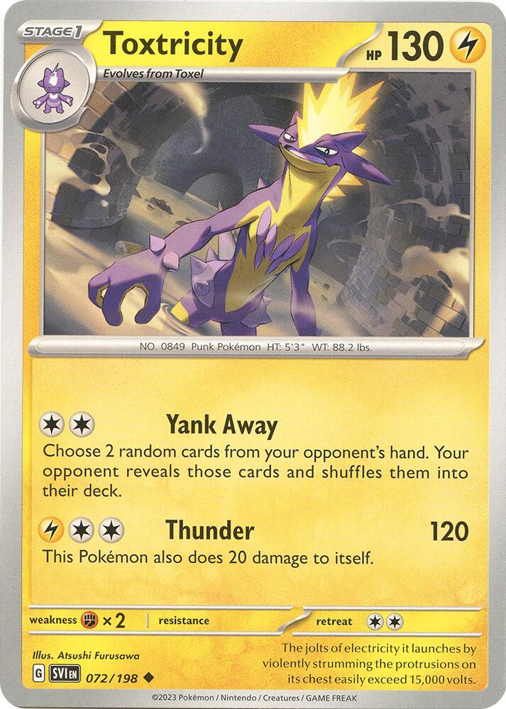 Toxtricity Uncommon Regular SVI 072/198 NM