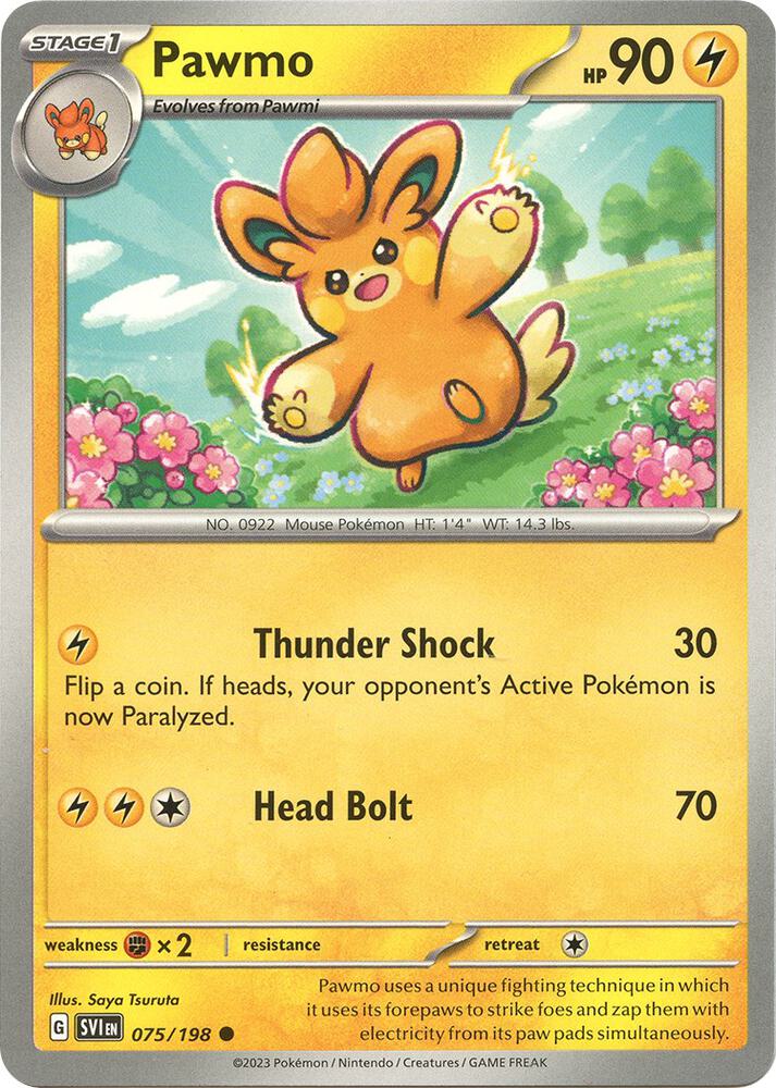 Pawmo Common Reverse Holo SVI 075/198 NM