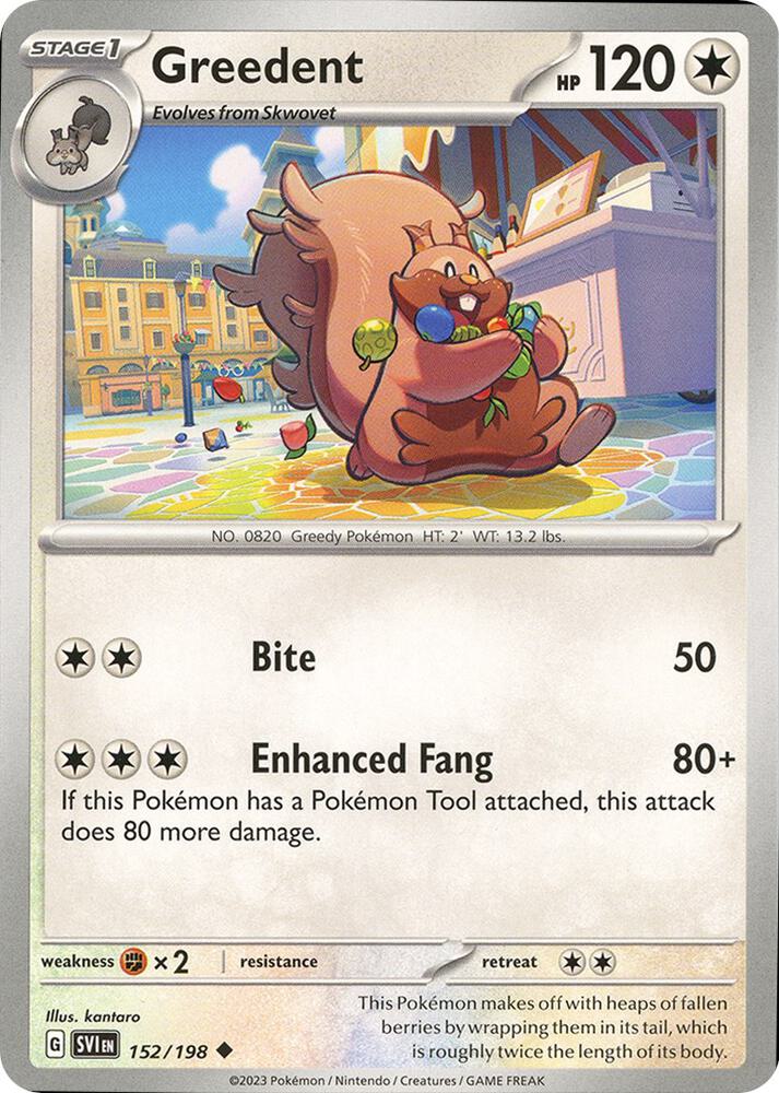 Greedent Uncommon Regular SVI 152/198 NM