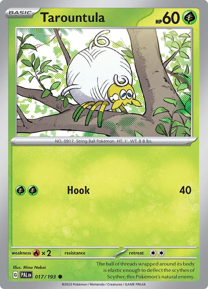 Tarountula Common Regular PAL 017/193 NM