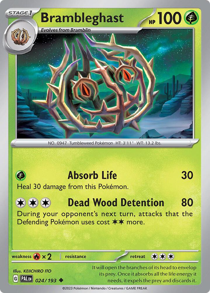 Brambleghast Uncommon Regular PAL 024/193 NM