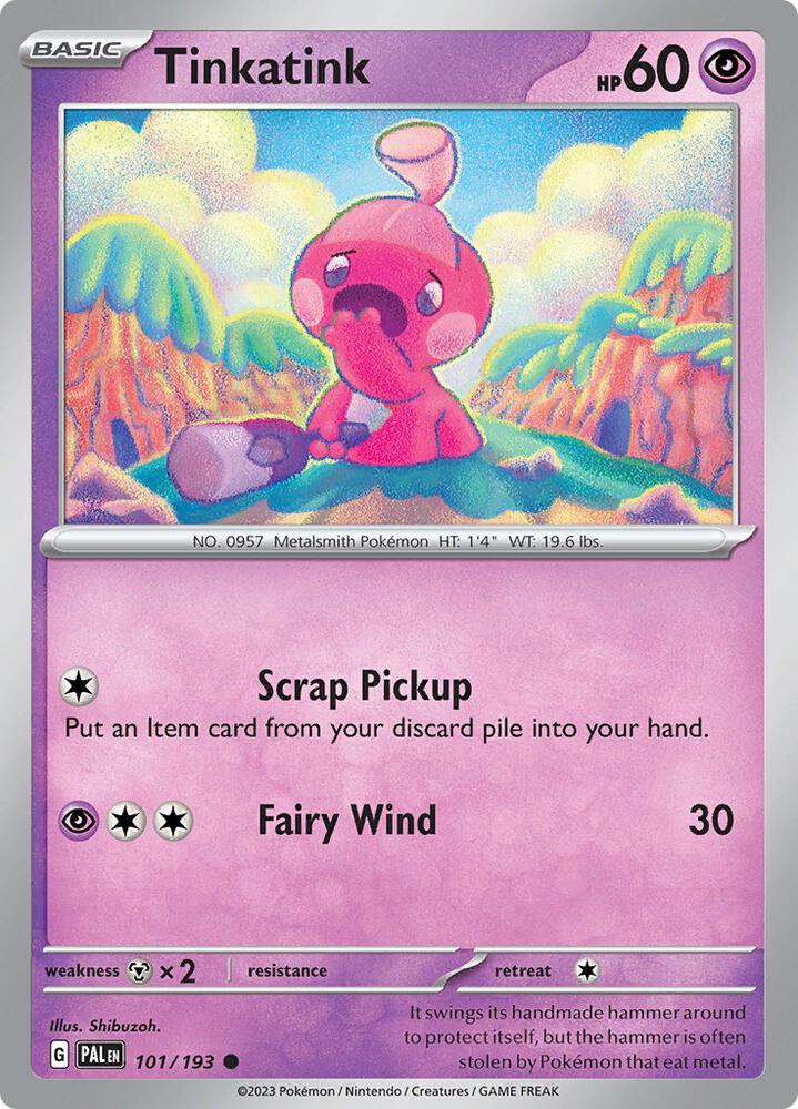 Tinkatink Common Regular PAL 101/193 NM