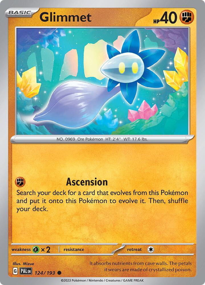 Glimmet Common Reverse Holo PAL 124/193 NM