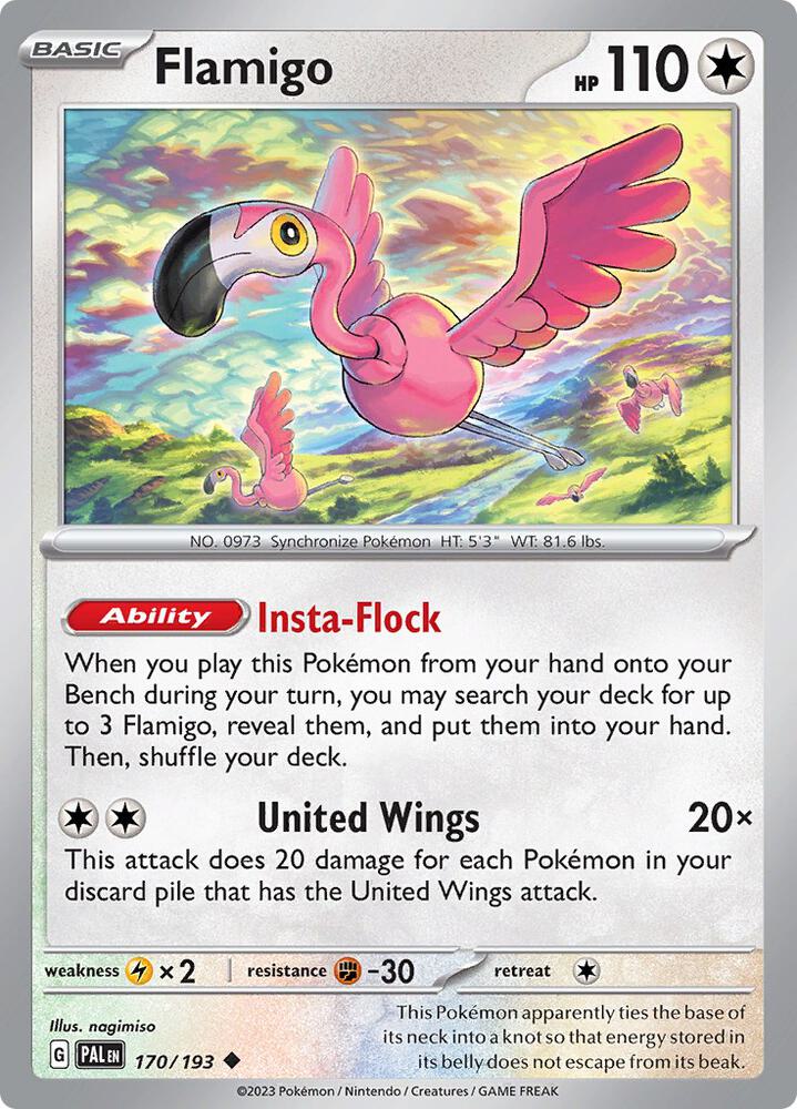 Flamigo Uncommon Regular PAL 170/193 NM