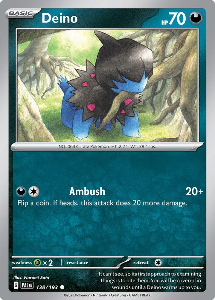 Deino Common Regular PAL 138/193 NM