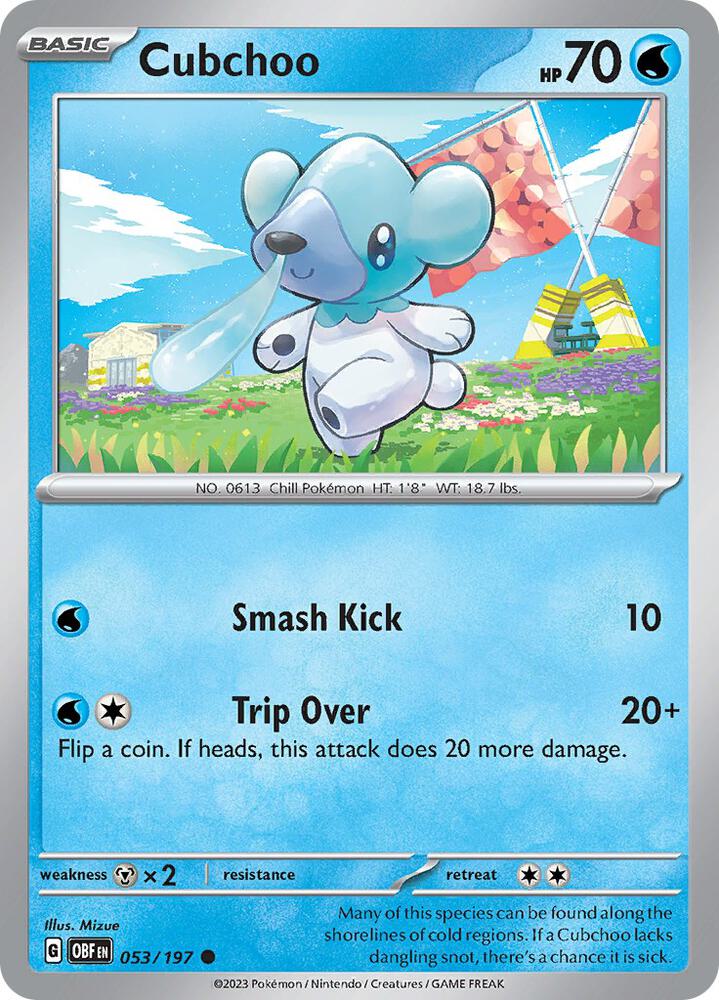 Cubchoo Common Regular OBF 053/197 NM