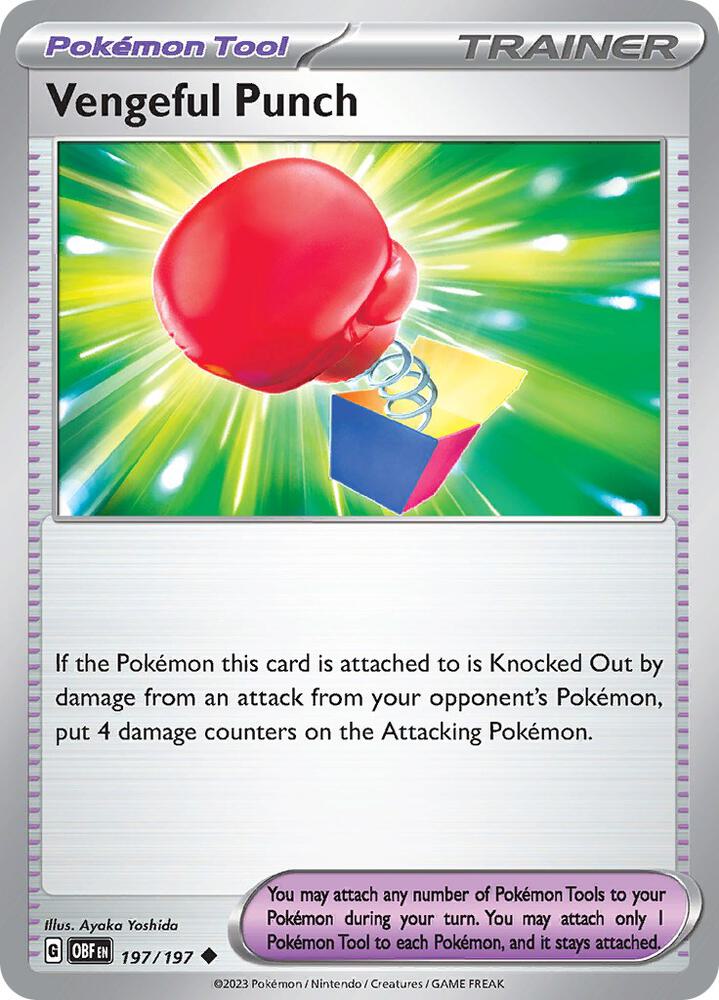 Vengeful Punch Uncommon Regular OBF 197/197 NM