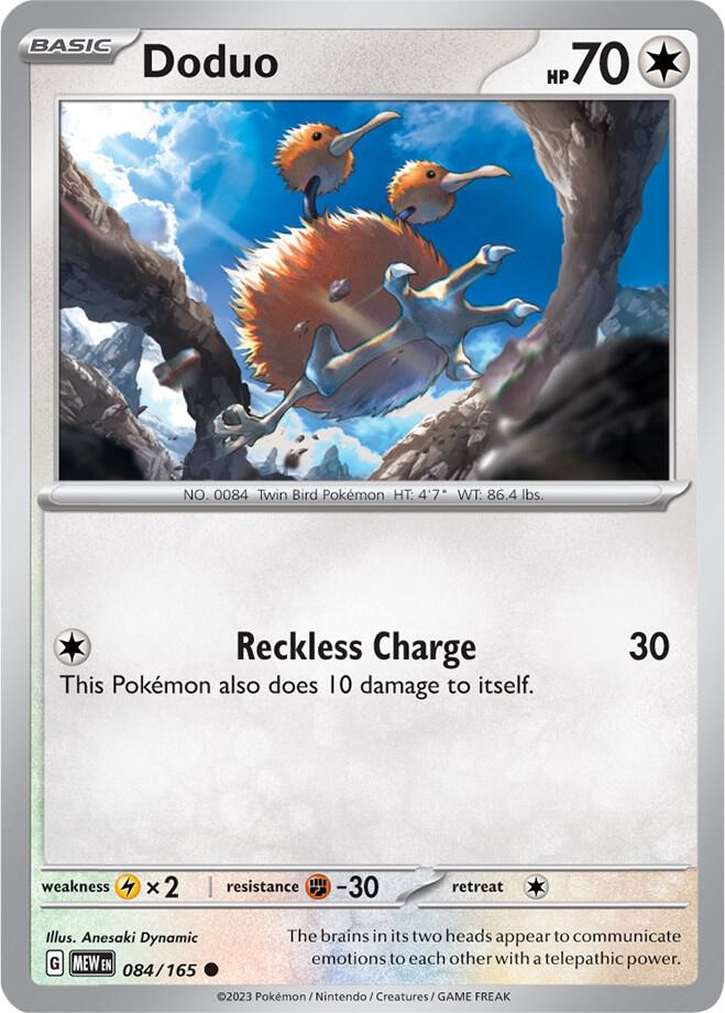 Doduo Common Regular MEW 084/165 NM