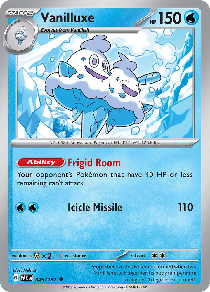 Vanilluxe Uncommon Regular PAR 045/182 NM