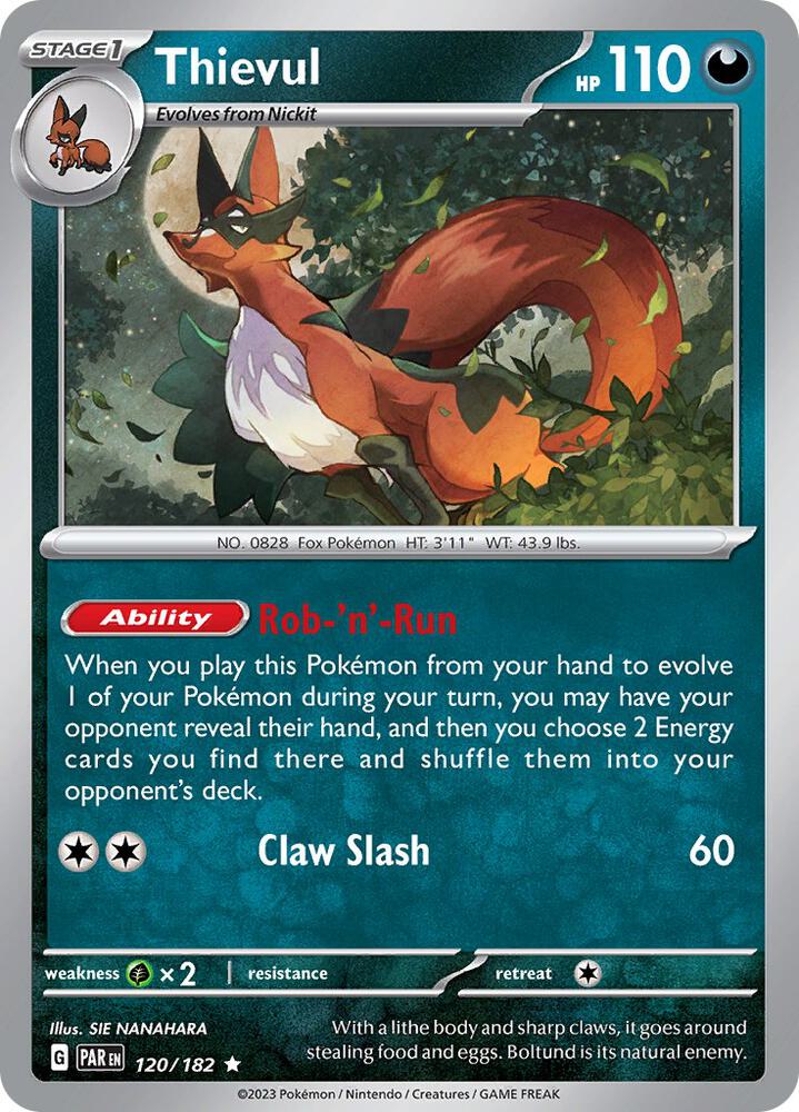 Thievul Rare Holo PAR 120/182 NM