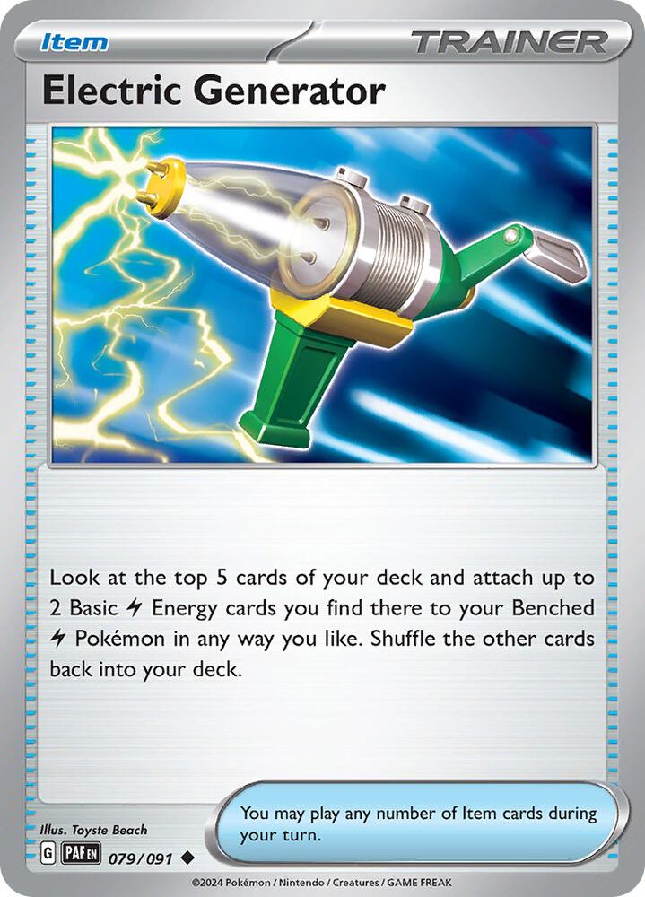 Electric Generator Uncommon Regular PAF 079/091 NM