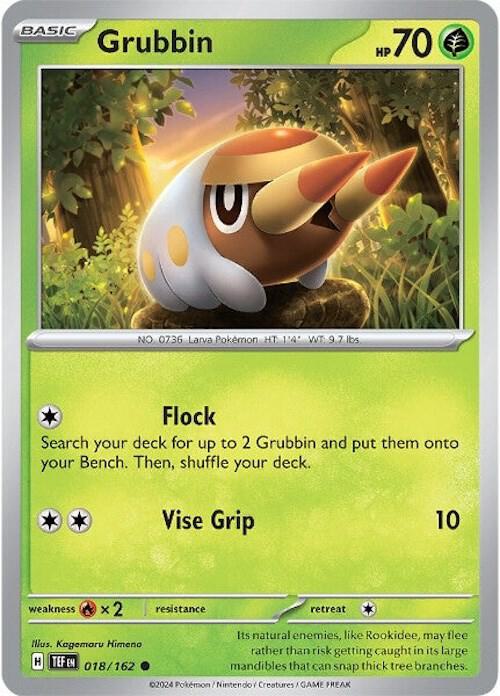Grubbin Common Regular TEF 018/162 NM