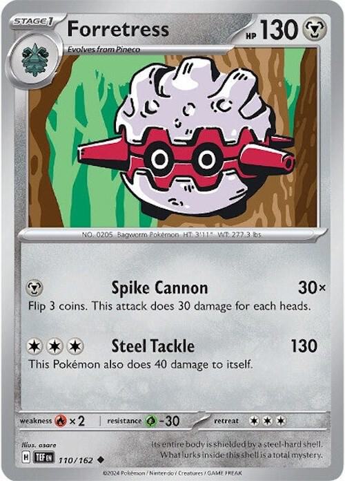 Forretress Uncommon Regular TEF 110/162 NM