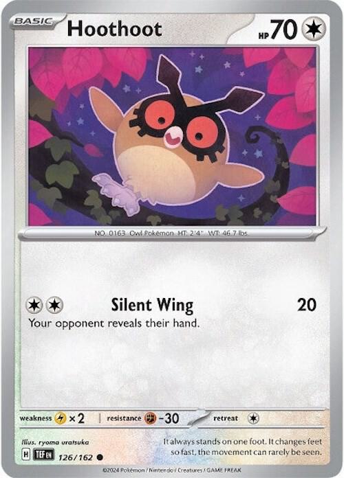Hoothoot Common Regular TEF 126/162 NM