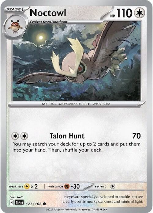 Noctowl Common Regular TEF 127/162 NM