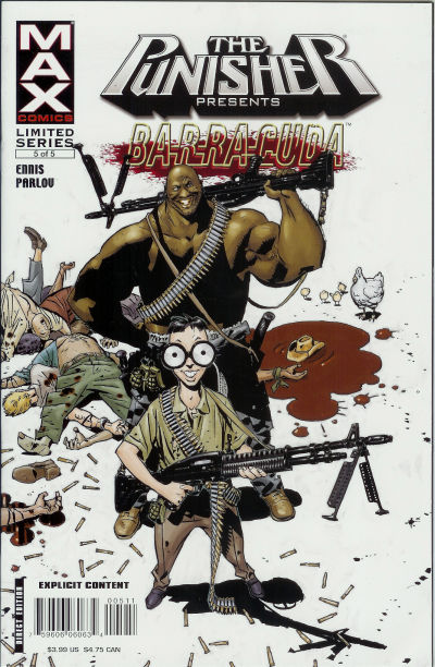 THE PUNISHER PRESENTS BARRACUDA, LIMITED SERIES 5 of 5 Direct Edition