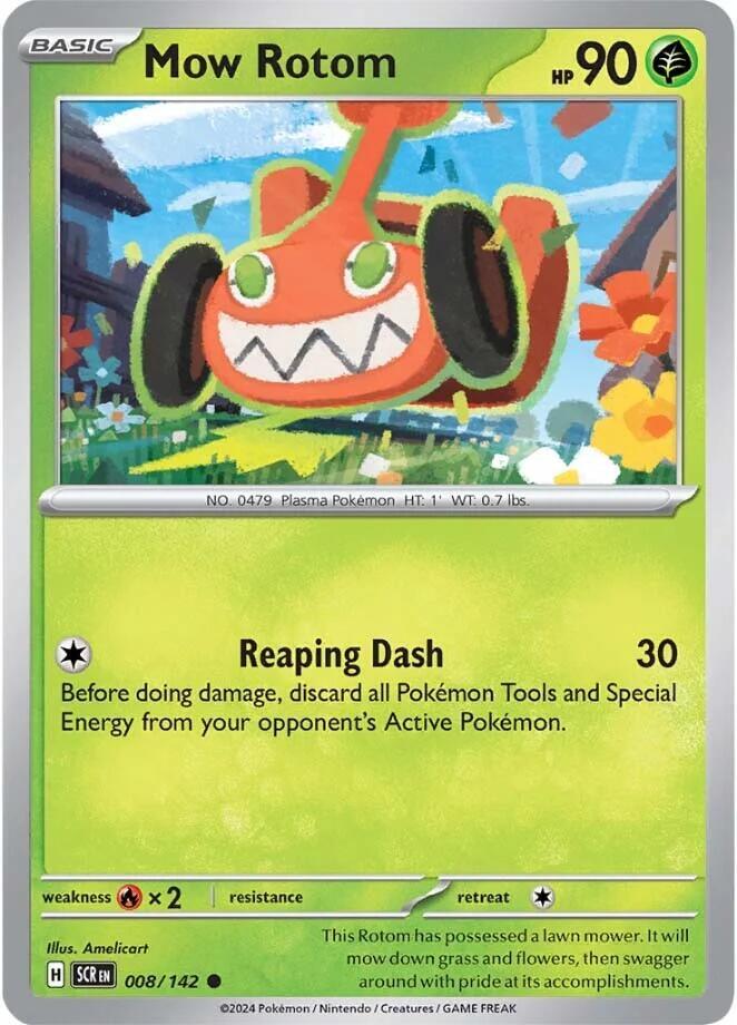 Mow Rotom Common Regular SCR 008/142 NM