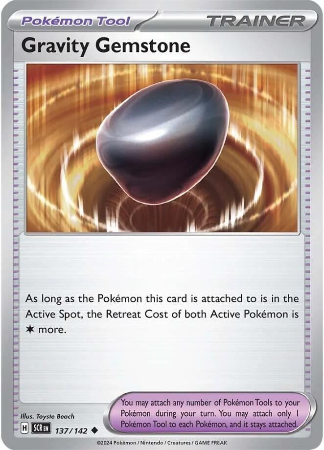 Gravity Gemstone Uncommon Regular SCR 137/142 NM