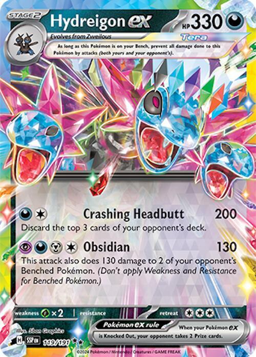 Hydreigon ex Double Rare Holo SSP 119/191 NM