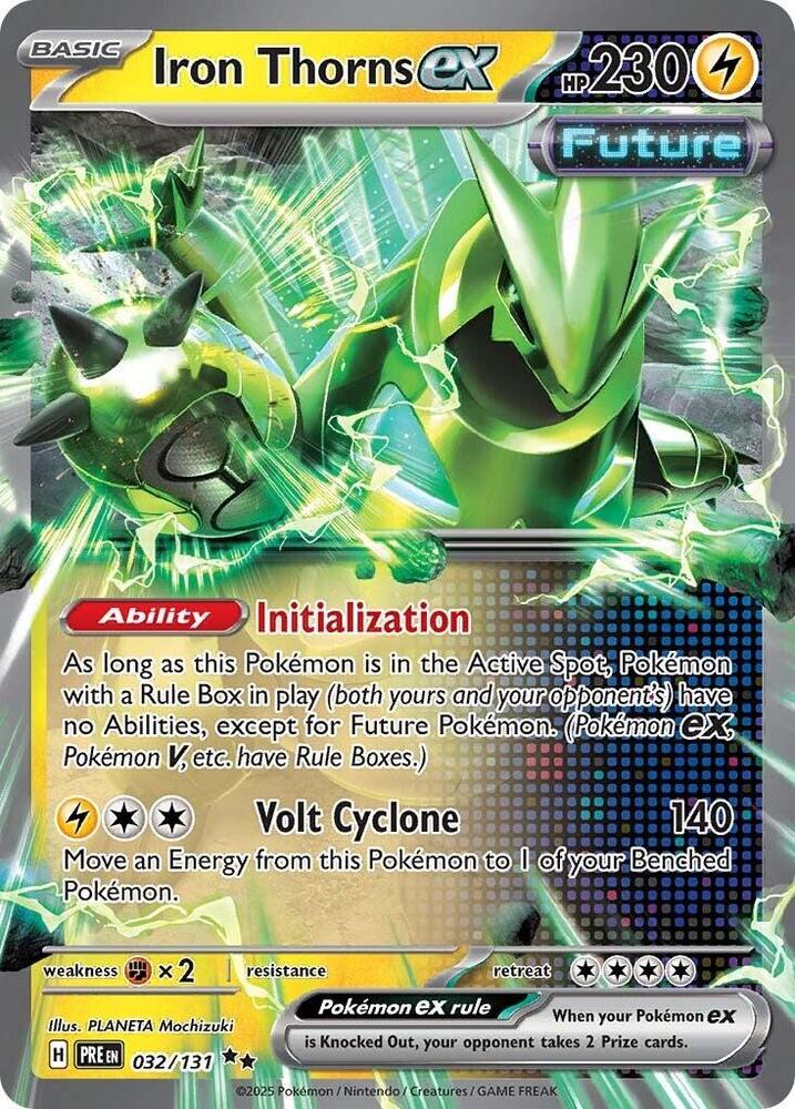 Iron Thorns ex Double Rare Holo PRE 032/131 NM