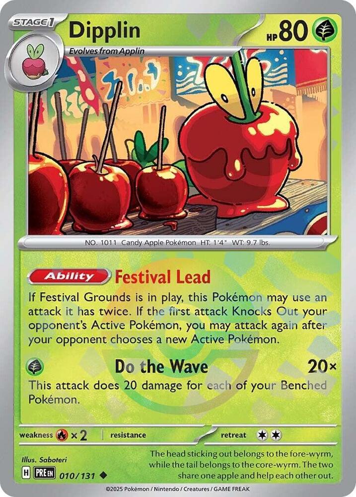 Dipplin (Poke Ball Pattern) Uncommon Holo PRE 010/131 NM