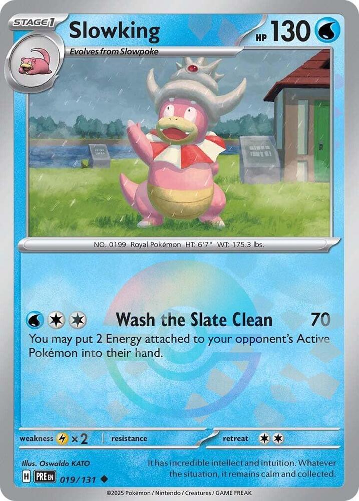 Slowking (Poke Ball Pattern) Uncommon Holo PRE 019/131 NM
