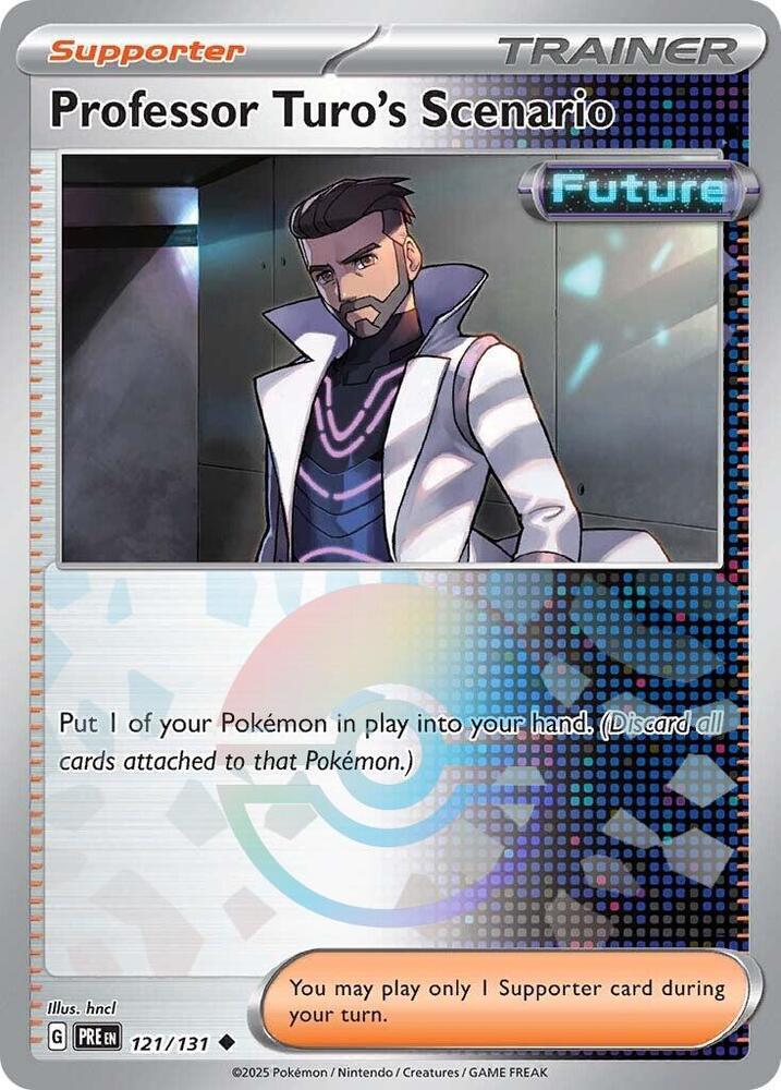 Professor Turo's Scenario (Poke Ball Pattern) Uncommon Holo PRE 121/131 NM