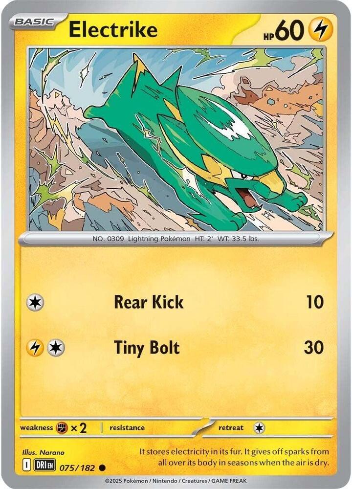 Electrike Common Reverse Holo DRI 075/182 NM