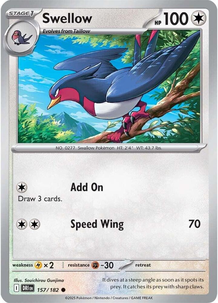 Swellow Common Reverse Holo DRI 157/182 NM