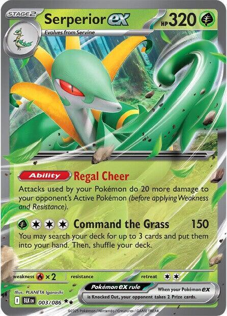 Serperior ex Double Rare Holo BLK 003/086 NM