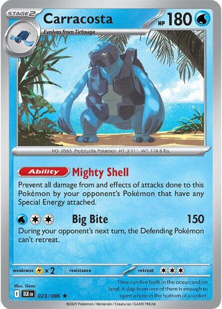 Carracosta Rare Holo BLK 023/086 NM