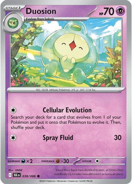 Duosion Common Reverse Holo BLK 038/086 NM