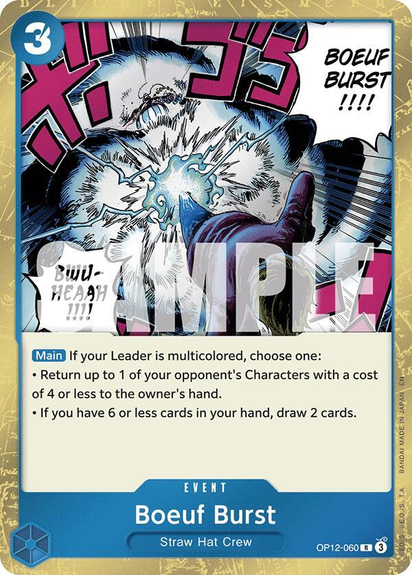 Boeuf Burst R Foil OP12 OP12-060 NM