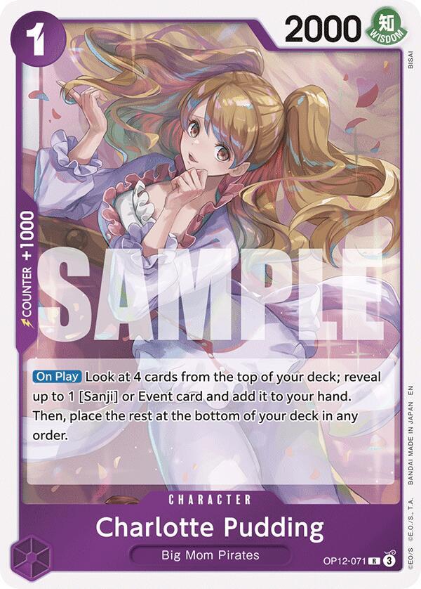 Charlotte Pudding R Foil OP12 OP12-071 NM